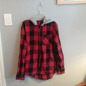 Shirt with hood